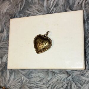 Kalevala Eura Heart pendant in bronze.